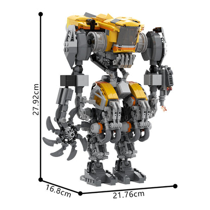 MAD STOMP XT BEE-STUNG Mecha Building Kit | LEGO-Compatible MOC - 5