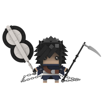 madara brickheadz building set | naruto moc compatible - 3