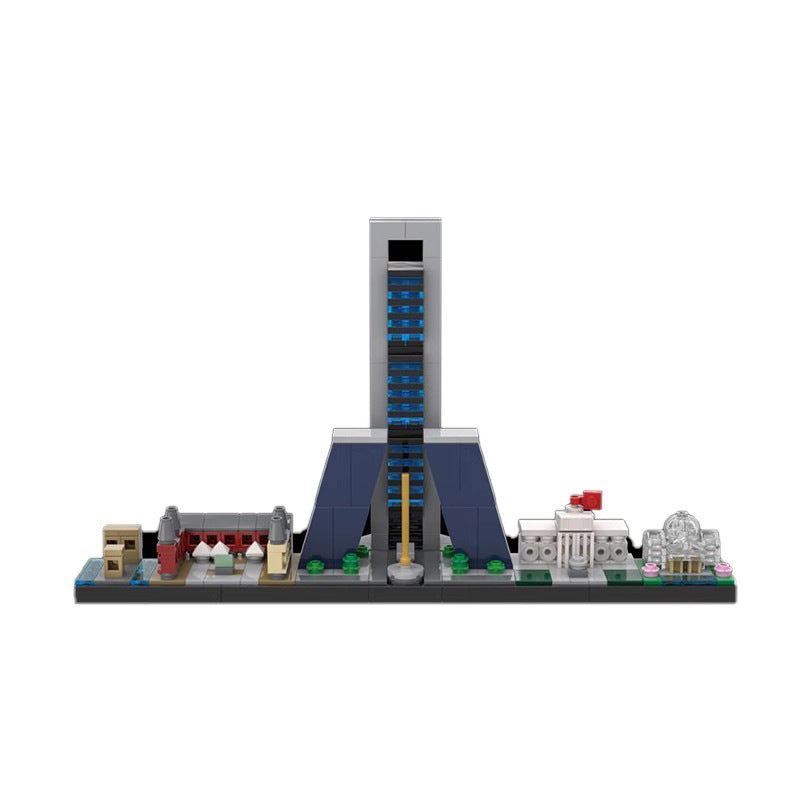 madrid skyline building set | moc-66825 - 1