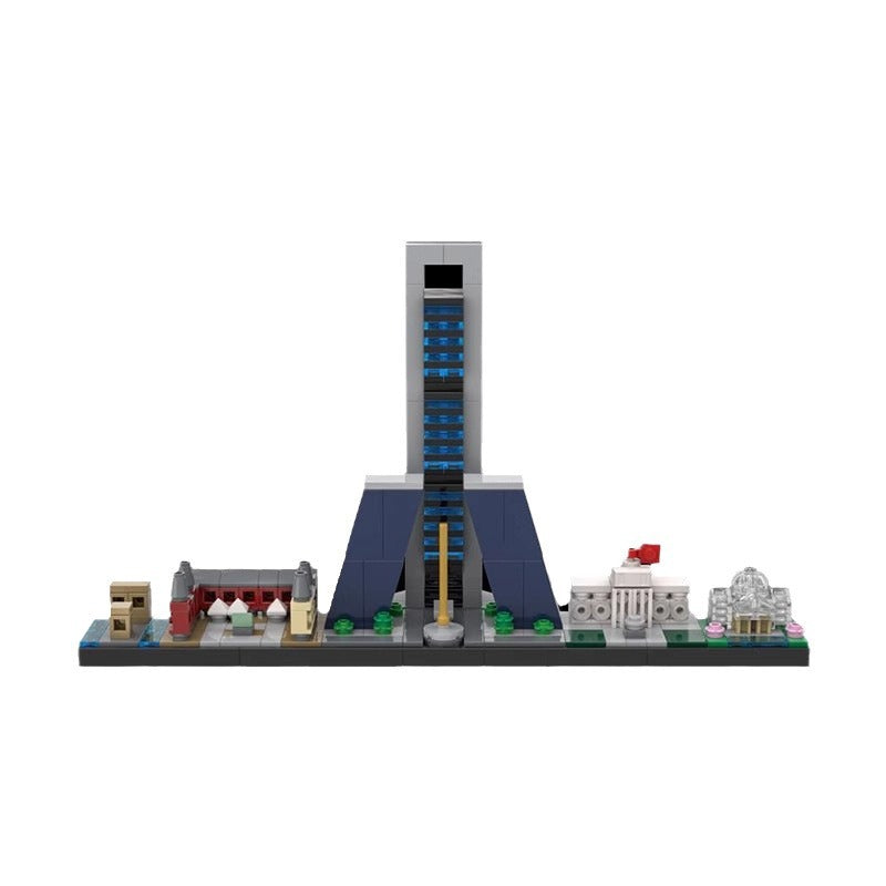 madrid skyline building set | moc-66825 - 3