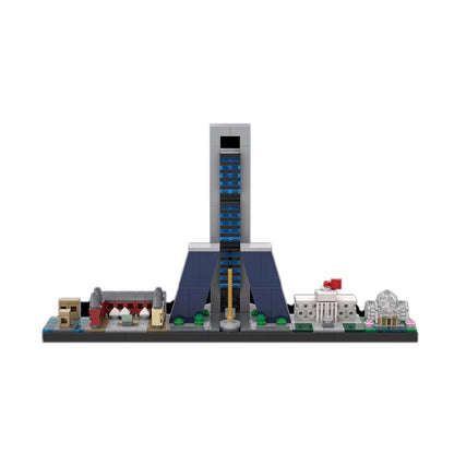 madrid skyline building set | moc-66825 - 4