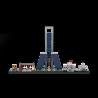 Madrid Skyline MOC Architecture Building Kit - 5