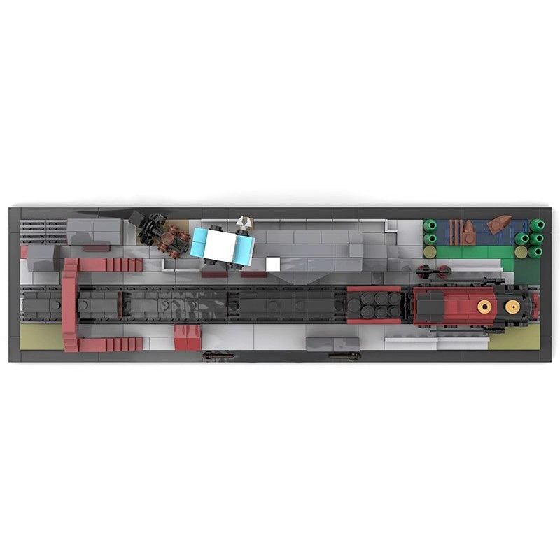 Magic School Railway Station & Castle Express Building Kit | Compatible MOC - 4