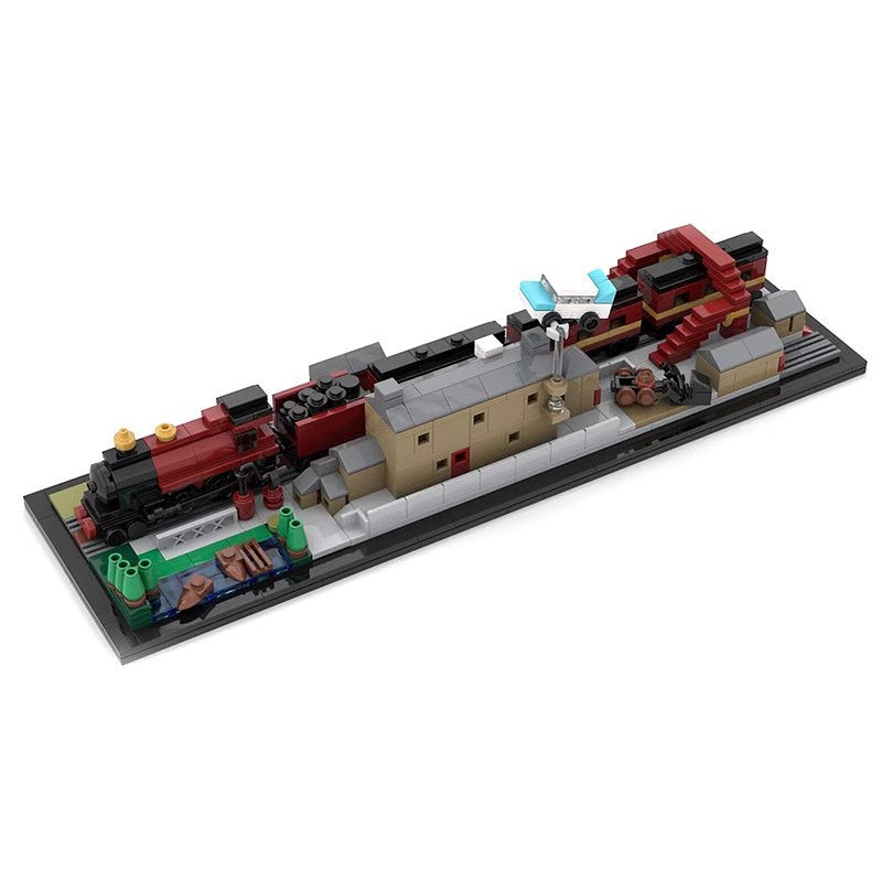 Magic School Railway Station & Castle Express Building Kit | LEGO-Compatible MOC - 3