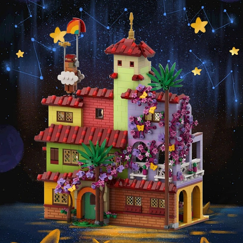 Magical Family Mountain House Building Kit | LEGO-Compatible MOC - 3