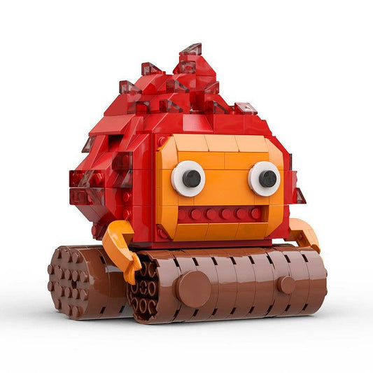 Magical Flame Demon MOC Building Kit | Fantasy Creature Model - 1