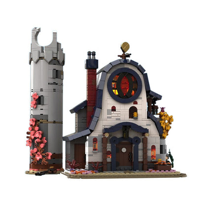 Magical Owl Witch House Building Kit | LEGO-Compatible MOC - 4