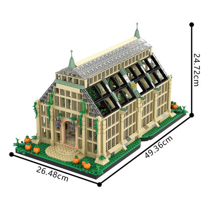Magical Wizarding School Greenhouse Building Kit | LEGO-Compatible MOC - 1