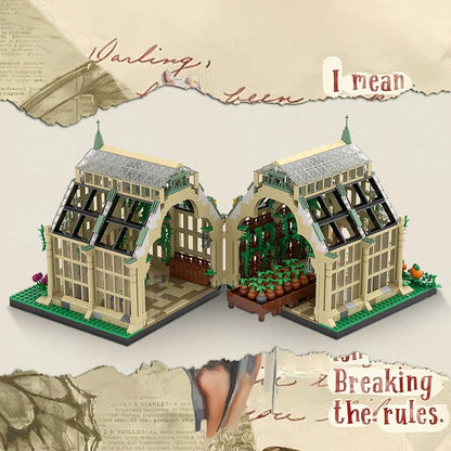 Magical Wizarding School Greenhouse Building Kit | LEGO-Compatible MOC - 2