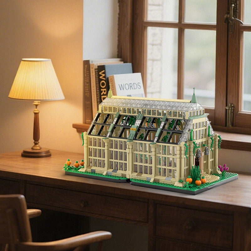 Magical Wizarding School Greenhouse Building Kit | LEGO-Compatible MOC - 3