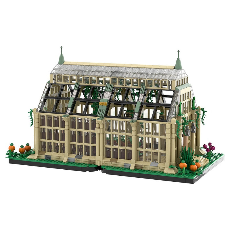 Magical Wizarding School Greenhouse Building Kit | LEGO-Compatible MOC - 4