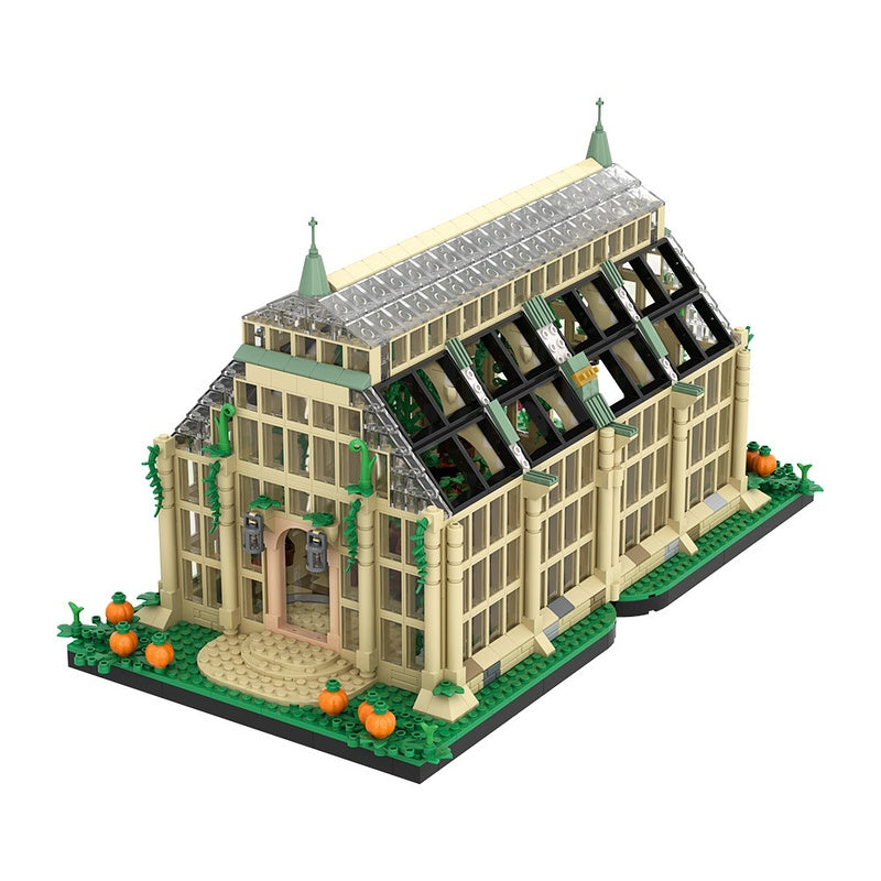 Magical Wizarding School Greenhouse Building Kit | LEGO-Compatible MOC - 5