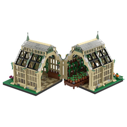 Magical Wizarding School Greenhouse Building Kit | LEGO-Compatible MOC - 8