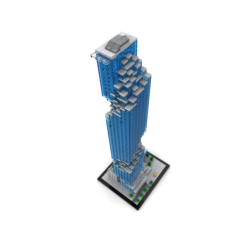 MahaNakhon Building Kit | 1:800 Scale | LEGO-Compatible MOC - 2