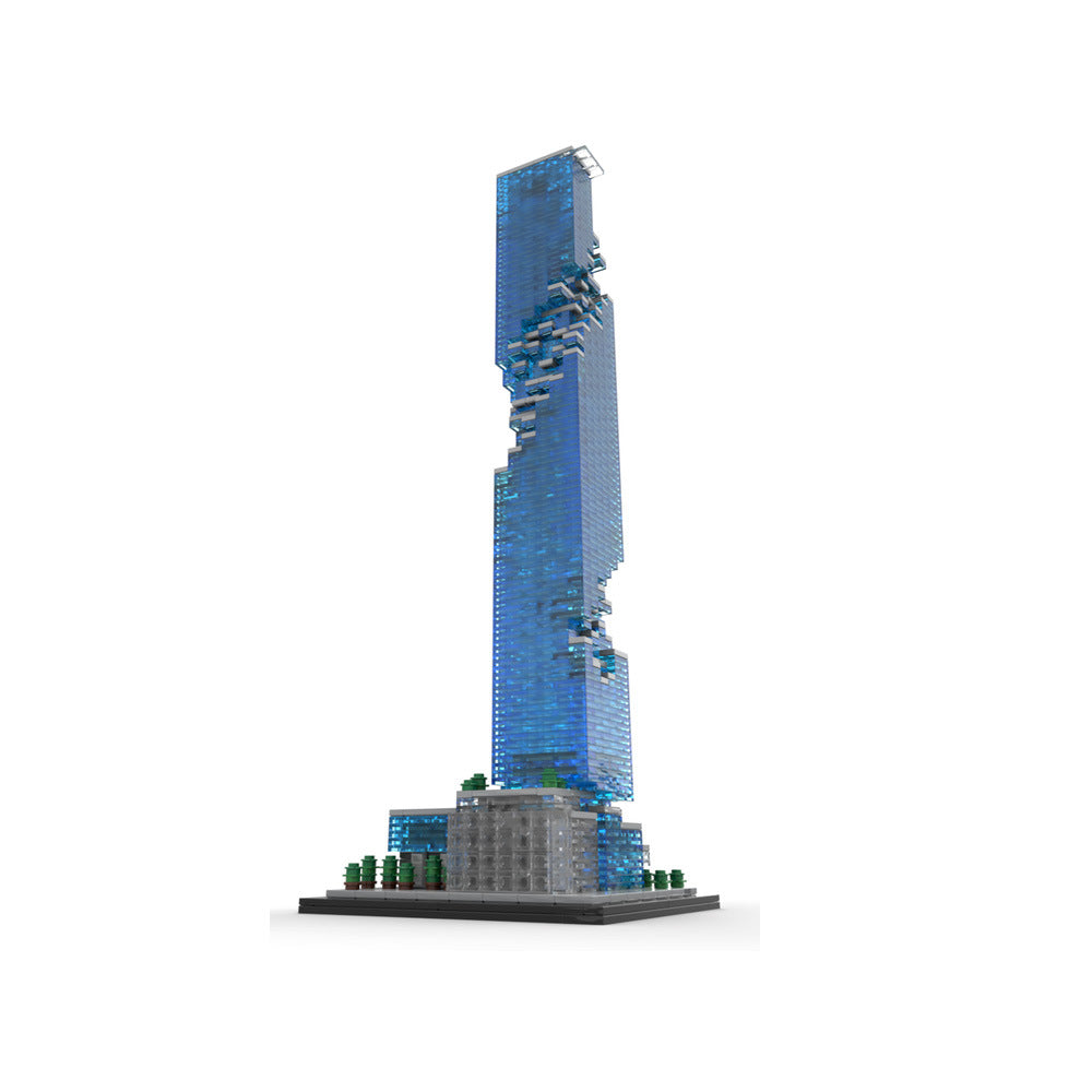 MahaNakhon Building Kit | 1:800 Scale | LEGO-Compatible MOC - 3