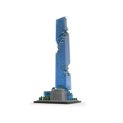 MahaNakhon Building Kit | 1:800 Scale | LEGO-Compatible MOC - 3