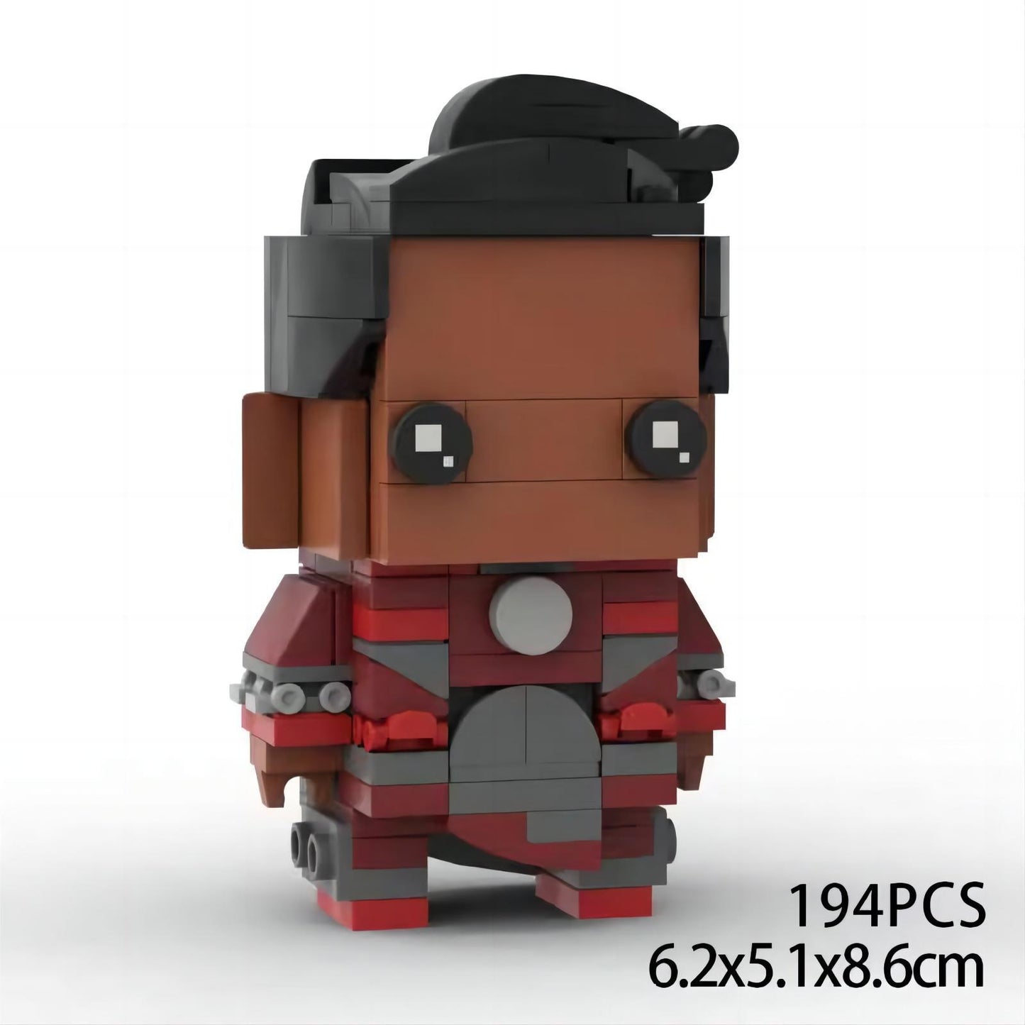 makkari brickheadz building set | eternals movie | lego-compatible moc - 1