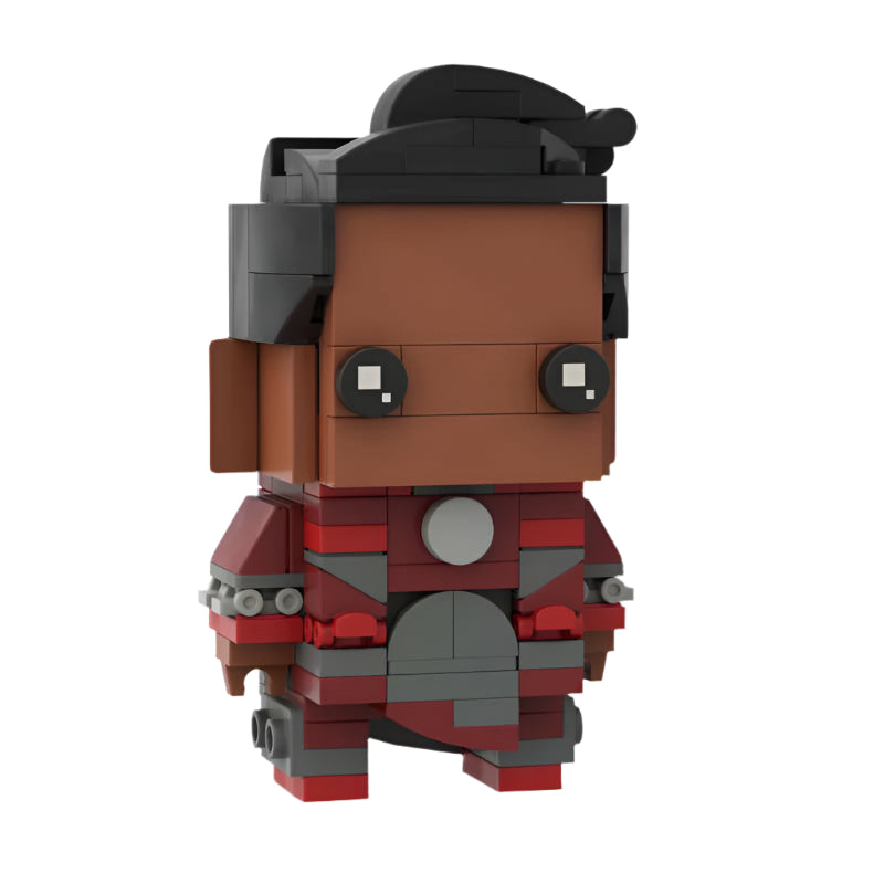 makkari brickheadz building set | eternals movie | lego-compatible moc - 2