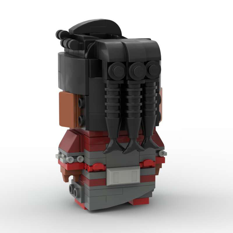 makkari brickheadz building set | eternals movie | lego-compatible moc - 3