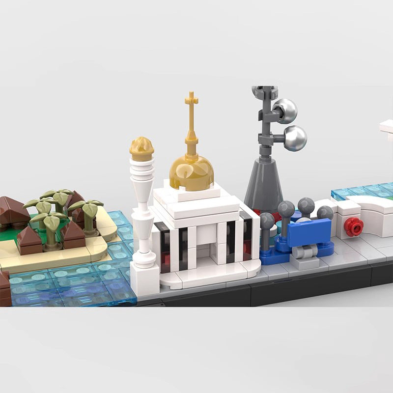 maldives skyline building set | moc-102255 - 3