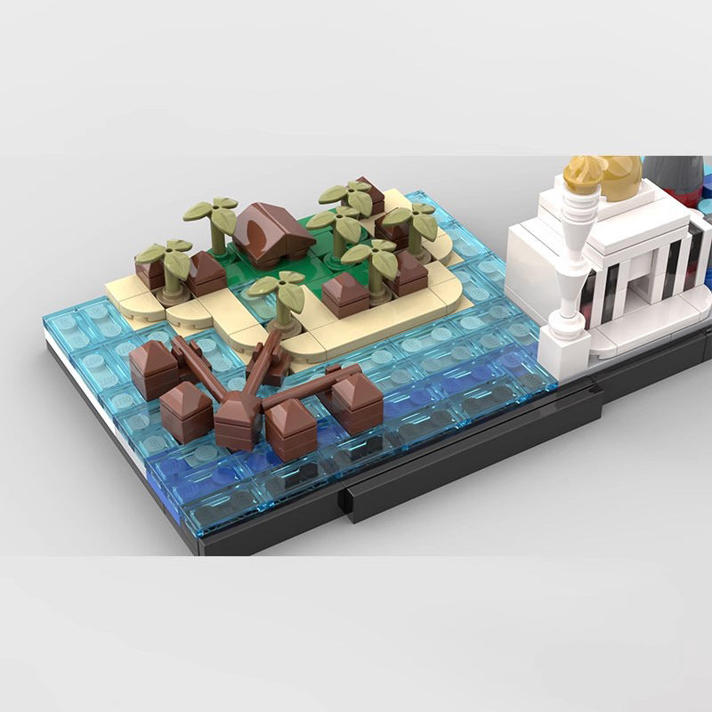 maldives skyline building set | moc-102255 - 4