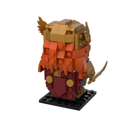 malenia blade of miquella brickheadz building kit | elden ring | moc-239867 - 3