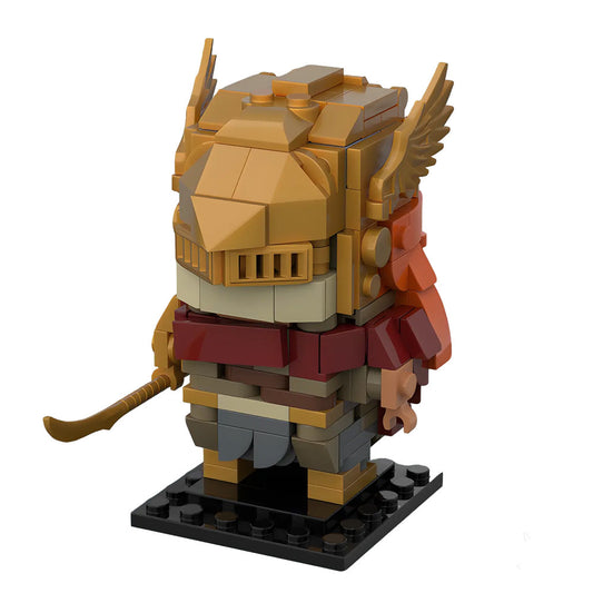 malenia blade of miquella brickheadz building kit | elden ring | moc-239867 - 5