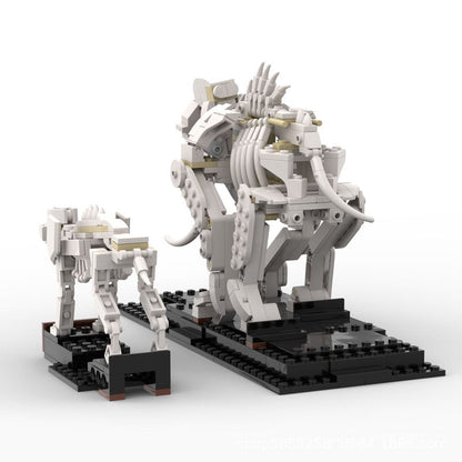 Mammoth + Saber-toothed Cat Building Kit | LEGO-Compatible MOC - 3