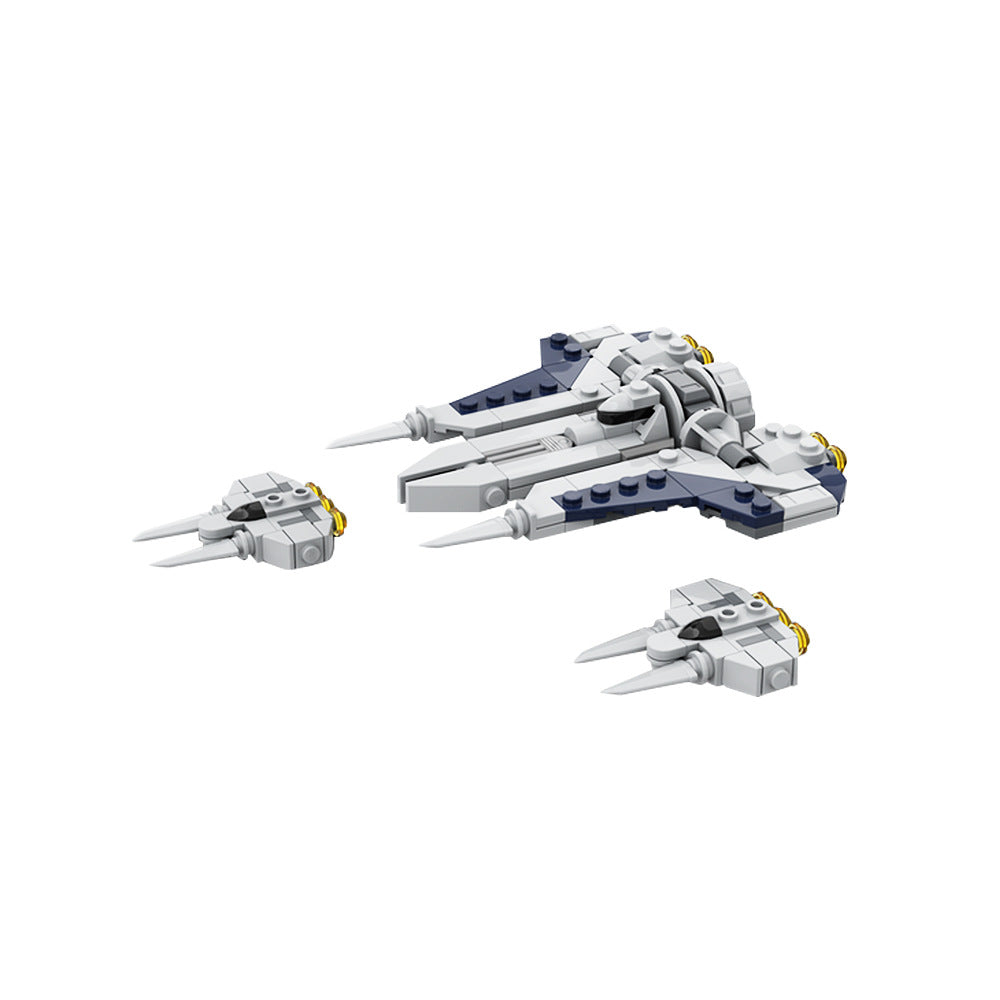 mandalorian fleet & interceptors building set | moc-146080 - 3