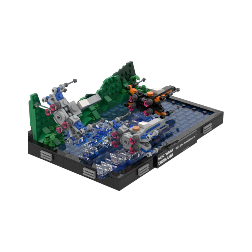 march of the resistance diorama building set | moc-112881 - 2