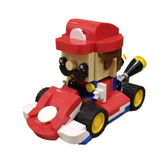 mario kart brickheadz building set | moc-21773 - 2