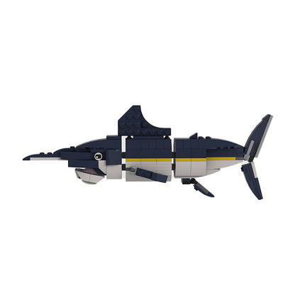 Marlin MOC Building Kit | Ocean Fish Animal Figure Model - 4