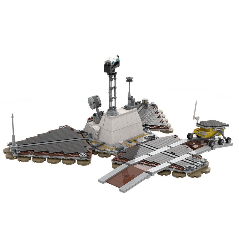 Mars Lander Pathfinder & Sojourner MOC Building Kit | Space Rover Model - 3