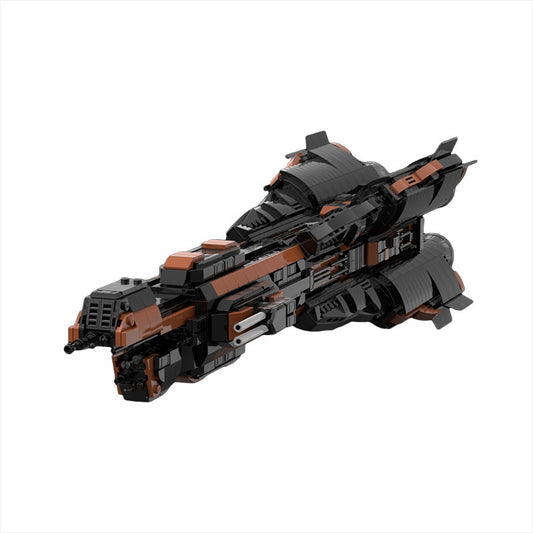 Martian Capital Ship Dreadnought Building Kit | 1:900 Scale LEGO-Compatible MOC - 5