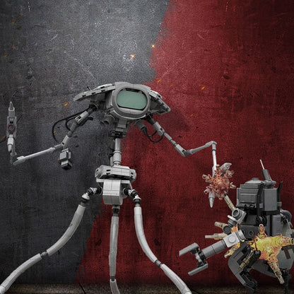 Martian Fighting Machine MOC Building Kit | Alien Mecha Robot Model - 3
