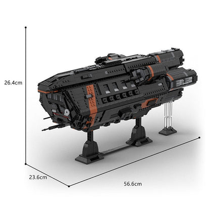 Martian Fleet Stealth Cruiser MOC Building Kit | Sci-Fi Spaceship - 5