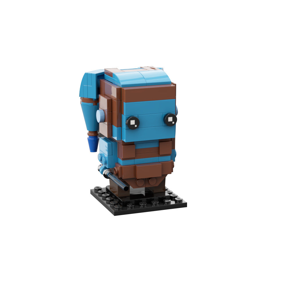 master aayla secura brickheadz | star wars | moc-64531 - 2