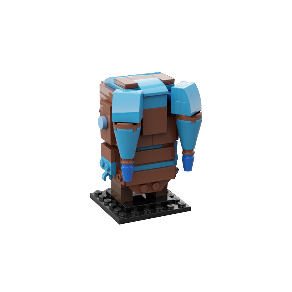 master aayla secura brickheadz | star wars | moc-64531 - 3