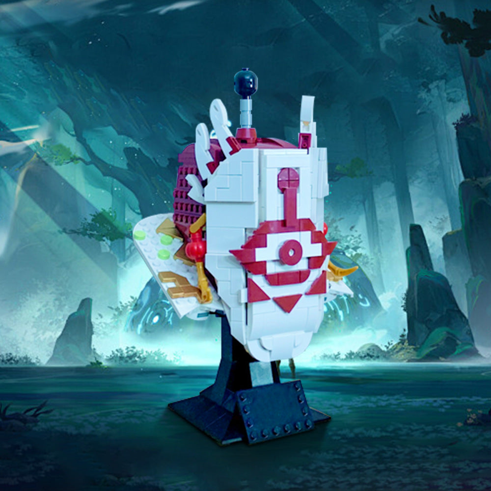 master kohga helmet building set | zelda | moc-215985 - 1