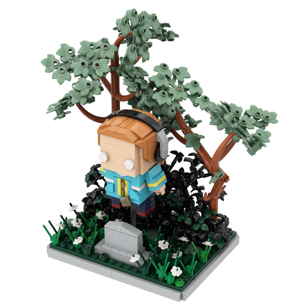max in the graveyard building kit | stranger things | lego compatible moc - 4