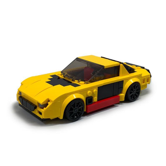 mazda rx-7 drift car building set | moc-83442 - 1