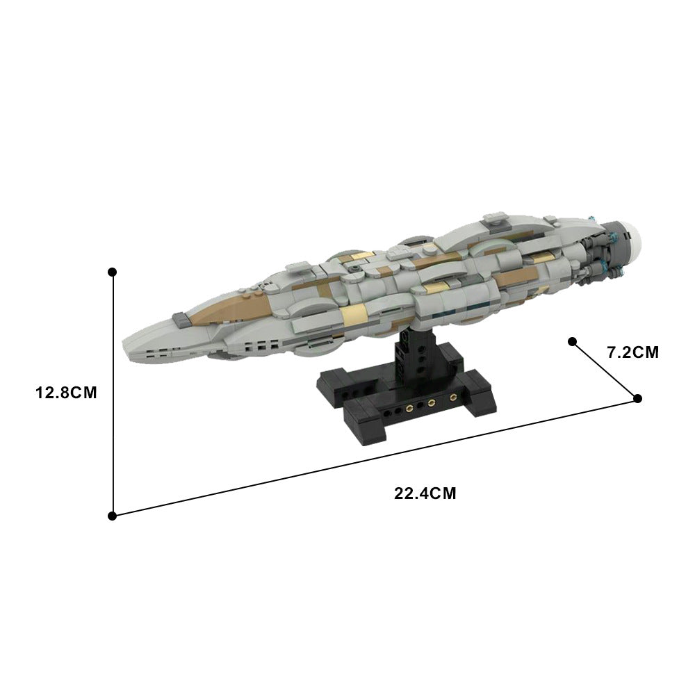 mc-80 home one 1:4000 building set | star wars | moc-135029 - 4