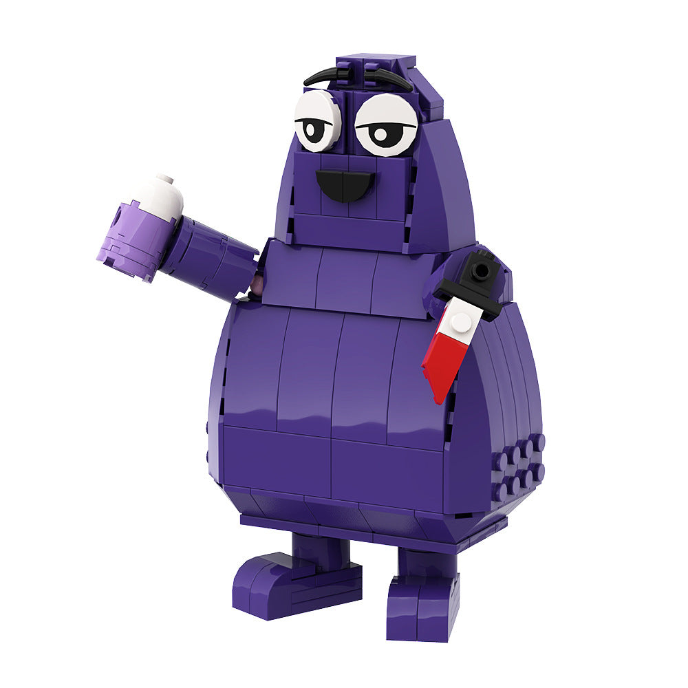 mcdonald's milkshake moc building set - gobricks - 3