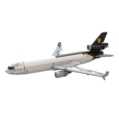 MD-11 Cargo Freighter MOC Building Kit | Trijet Aircraft Model - 1