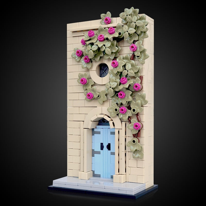 Mdina Blue Door Malta Building Kit | LEGO-Compatible MOC - 3