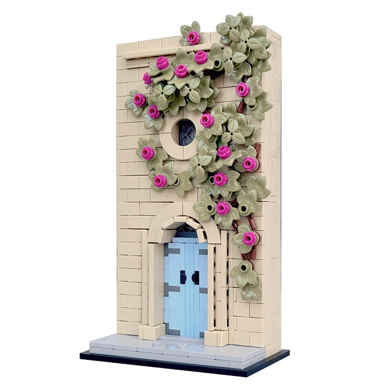 Mdina Blue Door Malta Building Kit | LEGO-Compatible MOC - 4