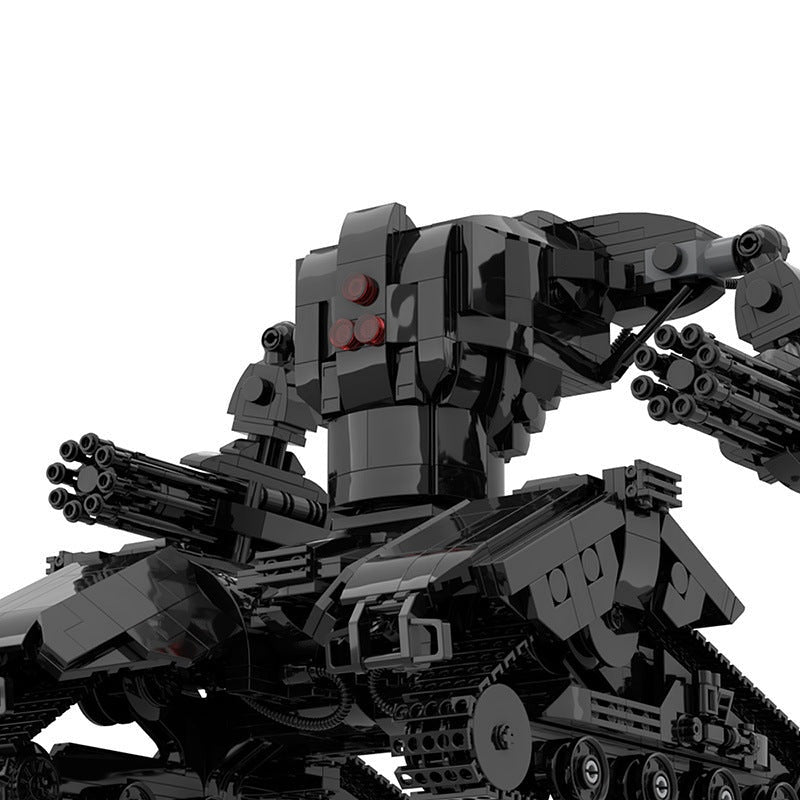 Mech Tank Hunter Killer X1 MOC Building Kit | Armored Robot Model - 4