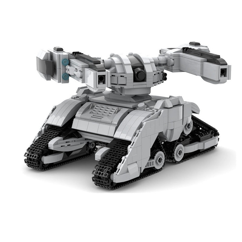 Mech Tank Hunter Killer X2 MOC Building Kit | Futuristic Armored Vehicle - 1