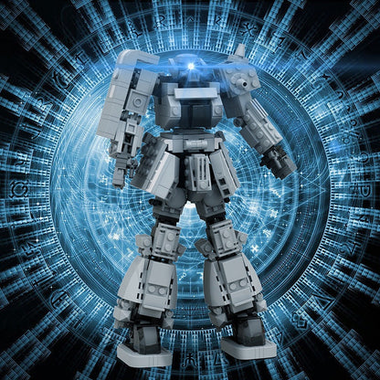 Mech Warrior MOC Building Kit | Futuristic Mecha Robot Figure Model - 3