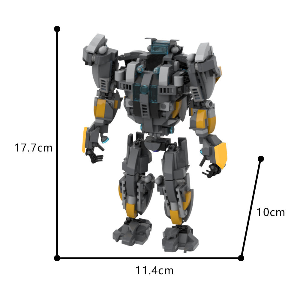 Mech X 2.0 Building Kit | LEGO-Compatible MOC - 3
